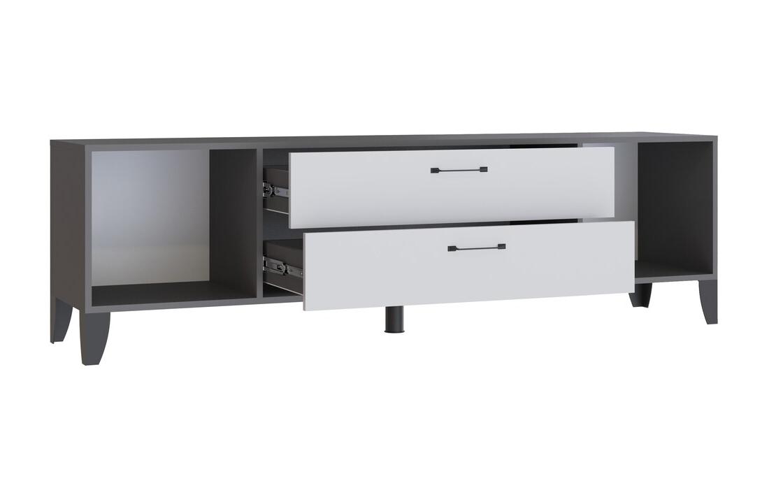 Парус 13 Тумба ТВ (графит серый/камень серый)