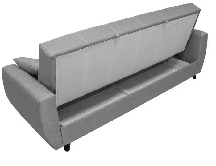 Бетти 2 Большой диван (Modus 10 (велюр светло-серый), 4 кат)
