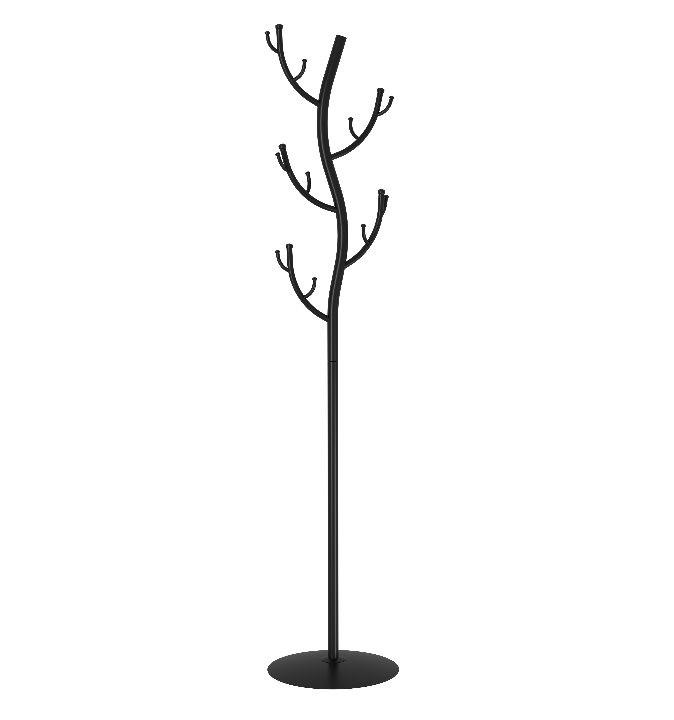 Вешалка напольная Дерево (черный)