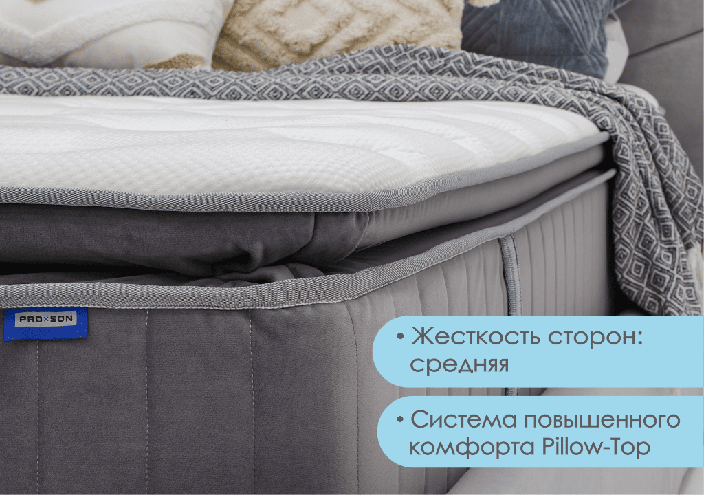 1600*2000 Paradise Medium Матрас (Prestige Steel, трикотаж, средняя, СП)