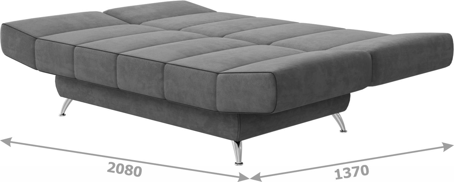 Марокко Большой диван (Aqua 33 (велюр св.серый), 2 кат)