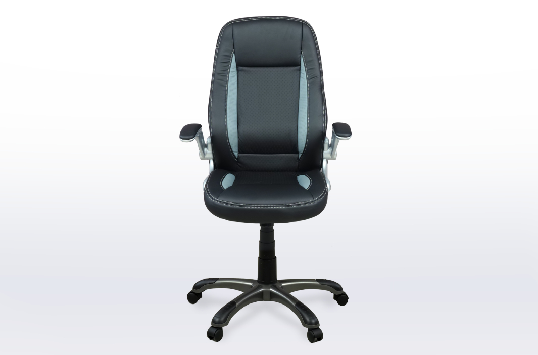 СХ 0176Н01 Кресло для персонала (черно-голубое)