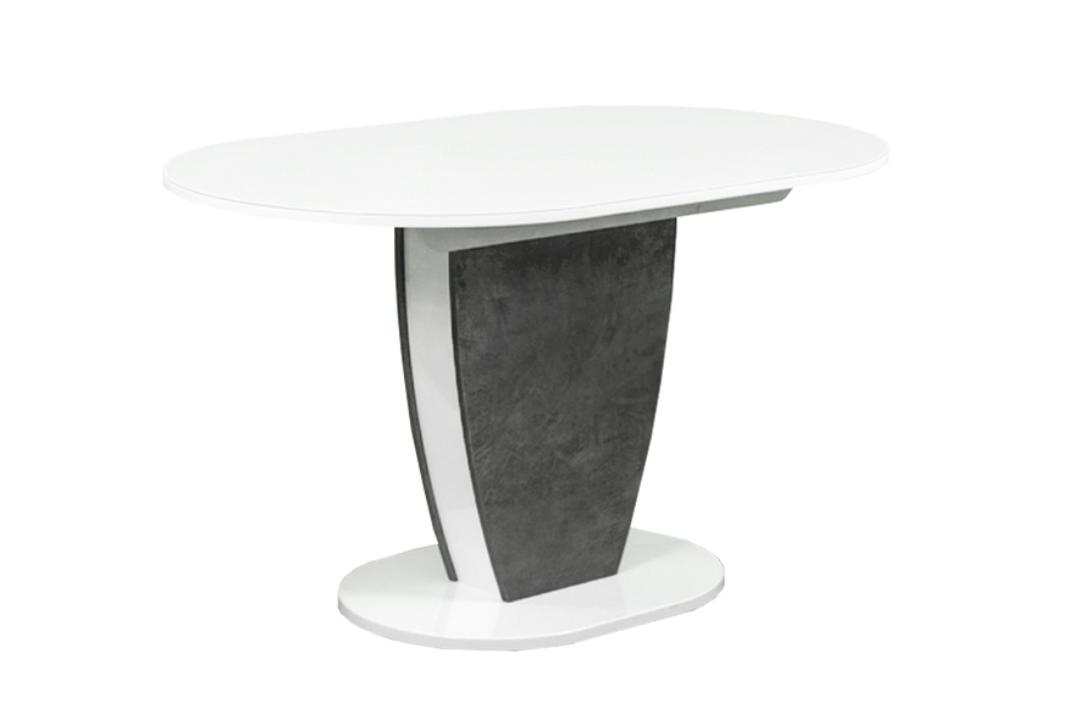 Монреаль Т1 Стол обеденный (белый глянец/моод темный)