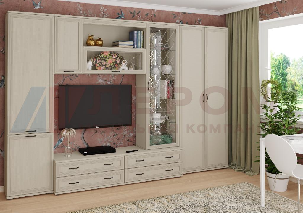Гостиная Карина 16 (снежный ясень)