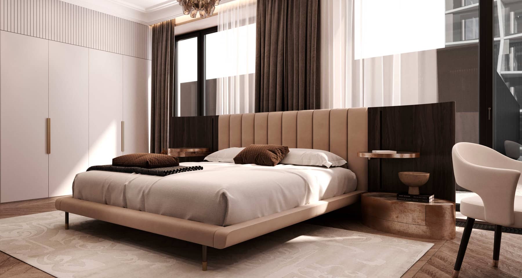 Дизайн спальни для девушки — зонирование, подбор стиля и цвета, меблировка