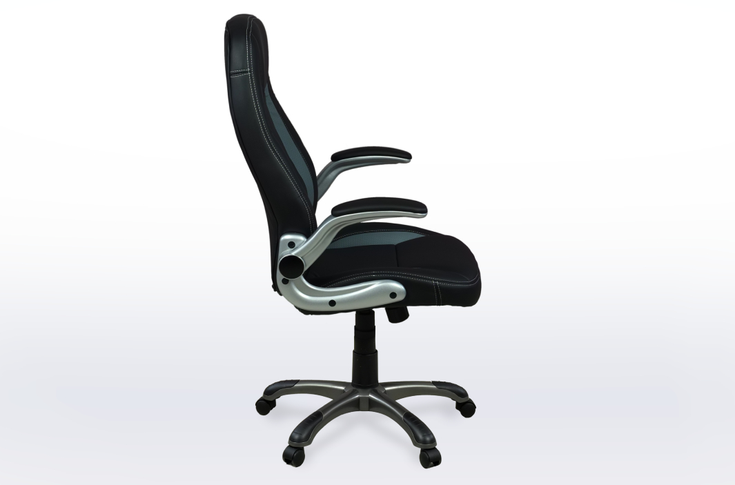 СХ 0176Н01 Кресло для персонала (черно-голубое)