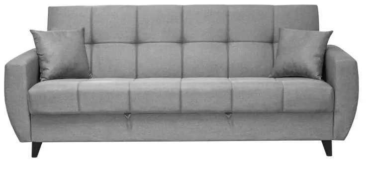 Бетти 2 Большой диван (Modus 10 (велюр светло-серый), 4 кат)