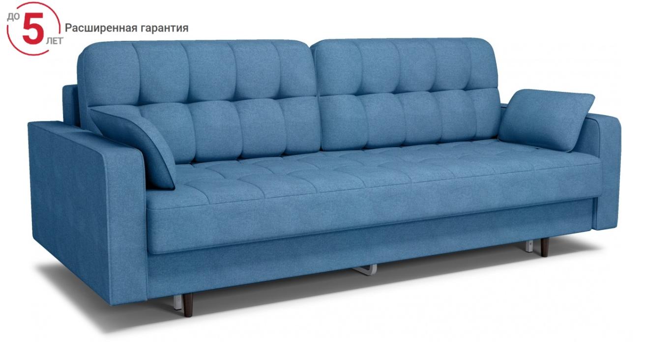Орлеан Диван-еврокнижка с подушками  (Bravo blue)