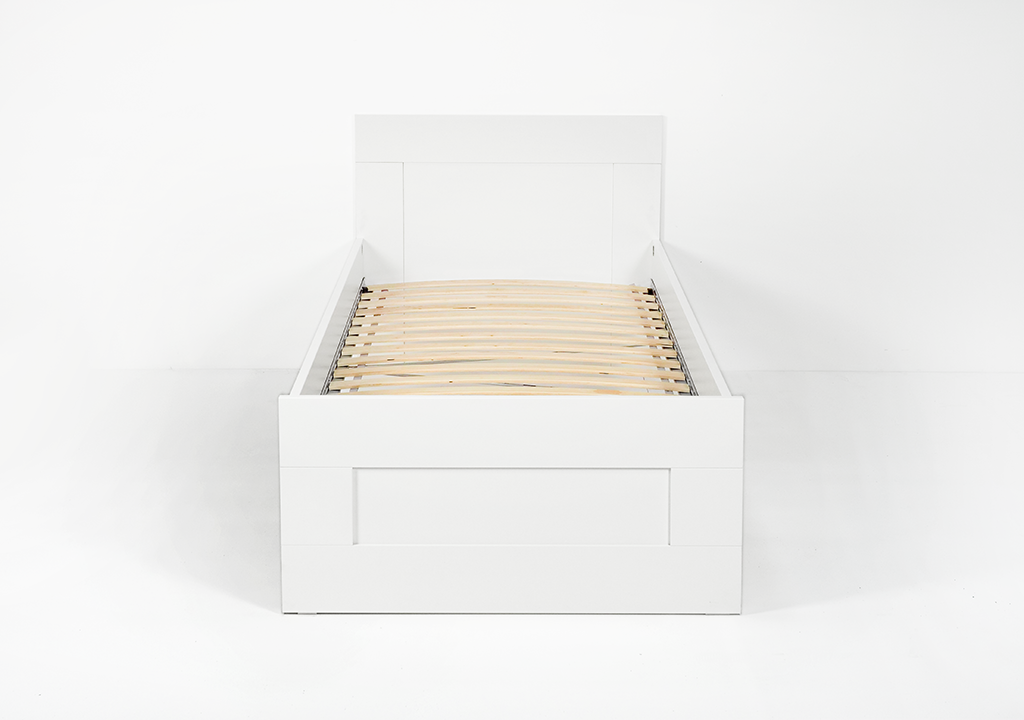 Сириус Кровать одинарная 0,9м (белый)
