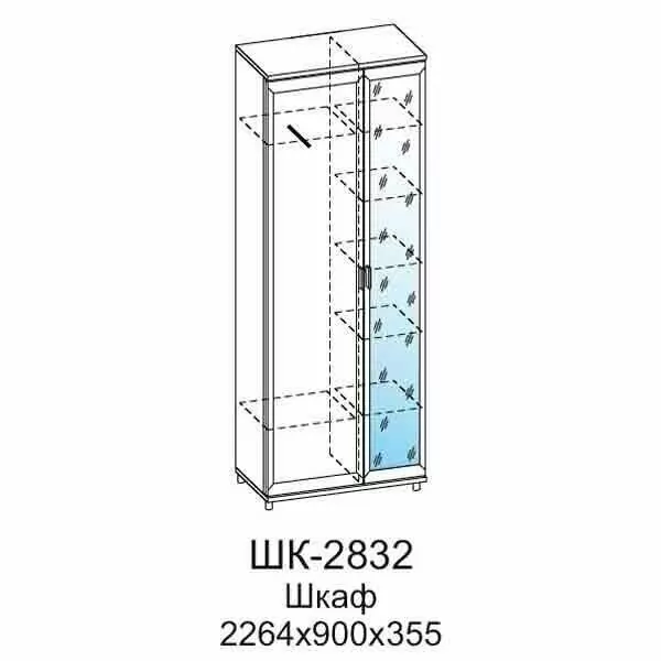 ШК-2832 Шкаф МЦН (СЯ)