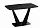 Фабио Стол раздвижной Тип 1 (черный муар/стекло матовое черный мрамор)
